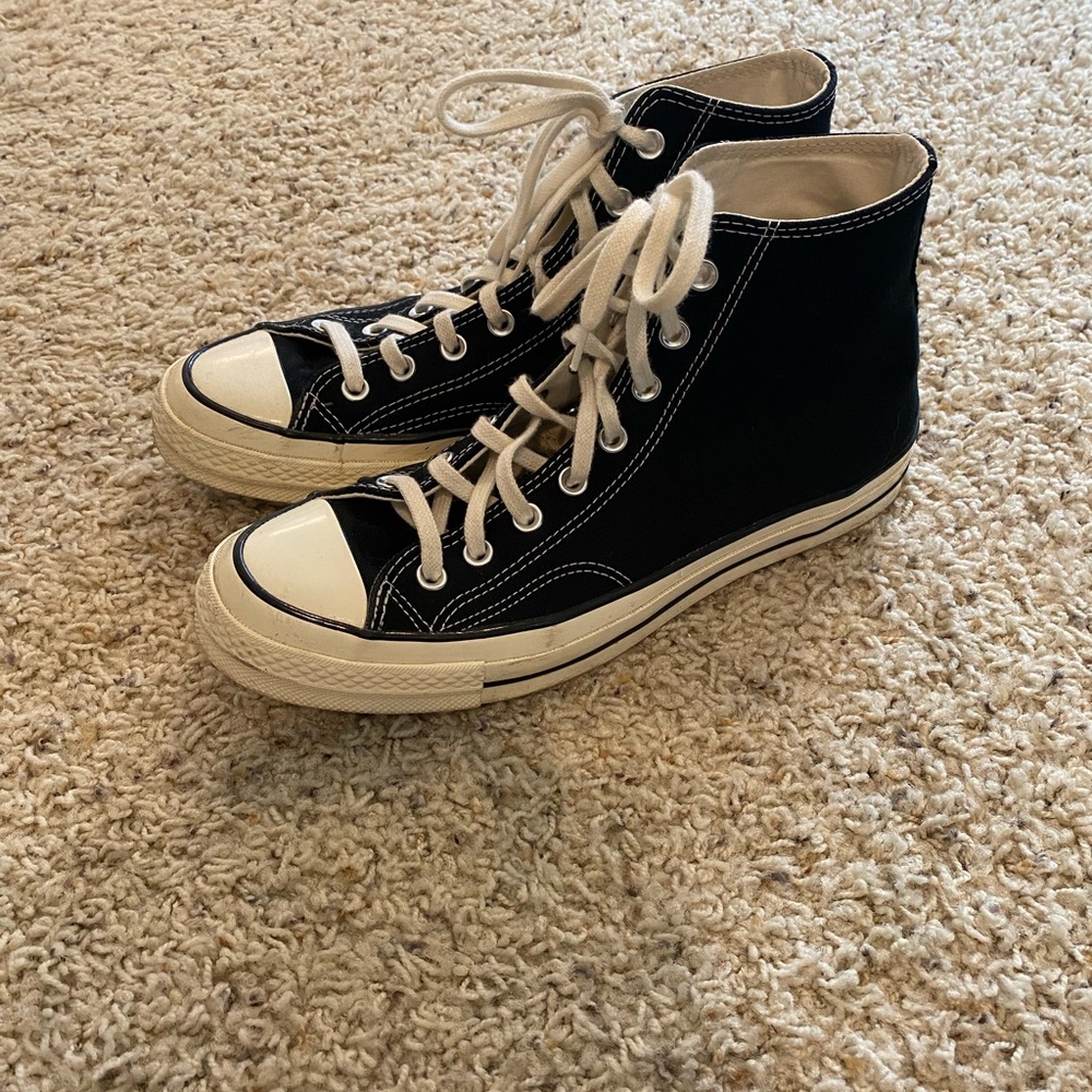 Converse Chuck Taylor 70 Black and White Canvas Sneakers